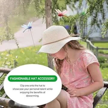 Versatile Dragonfly Hat Clips for Bug Repellent and Decor
