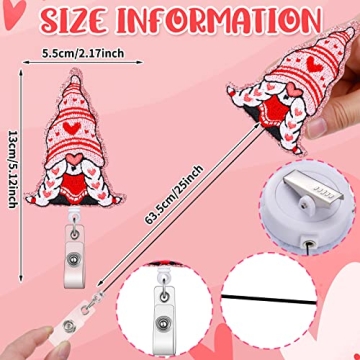 Chinco's Cute Retractable Gnome Badge Reel for All Occasions