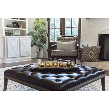 Elegant Green Glass Votive Holders Set for Home Decor