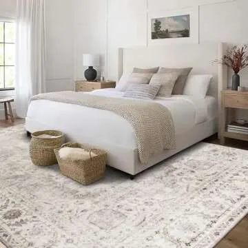ReaLife Washable Area Rug for Living Bedroom Kitchen