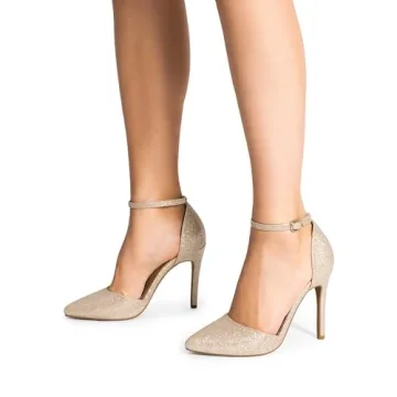 DREAM PAIRS Elegant Ankle Strap Stiletto Heels for Women