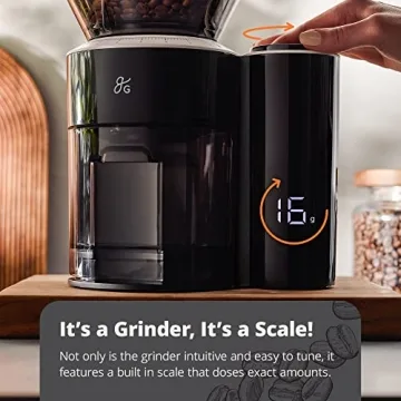 High-Quality Coffee Grinder with Built-in Scale