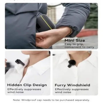 Wireless Lavalier Mic Set for iPhone & Android