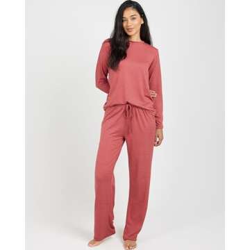 Real Essentials Women's Pajama Set - Cozy 2 Pack with Options