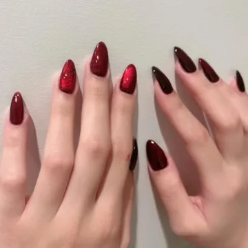 Dark Red Burgundy Cat Eye Magnetic Gel Polish - 12ml