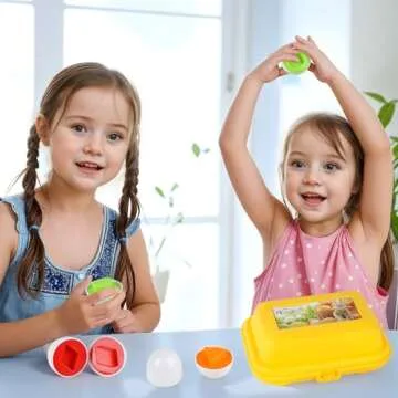 Educational Shape Matching Eggs Toys for Toddlers