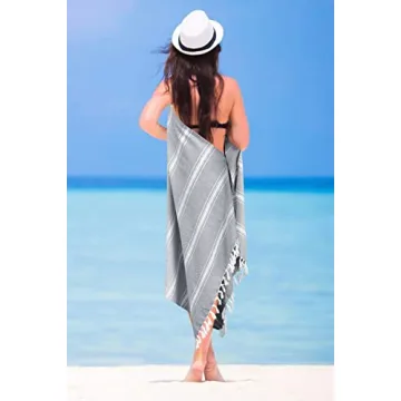 Belizzi Home Turkish Towel Set Oversized Quick Dry Beach Towels