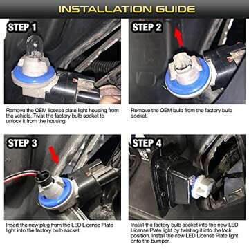 VIPMOTOZ Smoke Lens License Plate Light for Dodge RAM