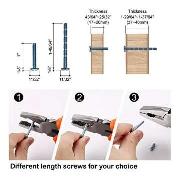 Amerdeco 10 Pack 1-1/4 inch Kitchen Cabinet Knobs Brushed Satin Nickel Cabinet Knobs Bedroom Dresser Drawer Knobs Single Hole Cabinet Handles