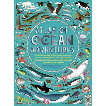 Atlas of Ocean Adventures: Dive into Ocean Life with Colorful Illustrations