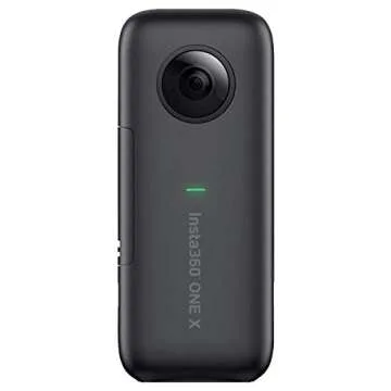 Insta360 ONE X 360 Degree Panoramic Sports Video Action Camera Bundle with Built-in 32GB Memory Card 5.7K 18MP Stabilization Real Time WiFi Transfer