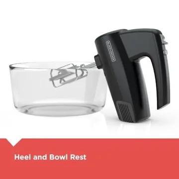 BLACK+DECKER 5-Speed Hand Mixer, 250W Turbo Boost
