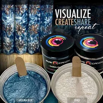 Premium Carolina Blue Mica Powder for Crafts and Art