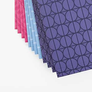 U Brands Hanging File Folders, Vintage Geo, 12 Count