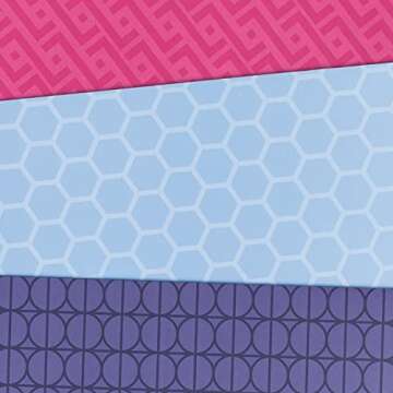 U Brands Hanging File Folders, Vintage Geo, 12 Count