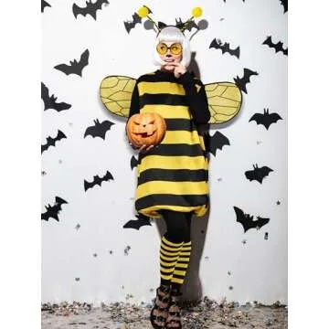 AOTHSO Women's Bumble Bee Costume Set with Accessories
