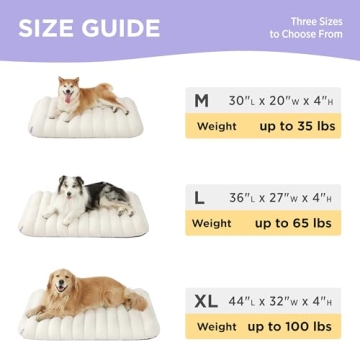 Stylish Orthopedic Dog Bed for Large Dogs, Easy Care