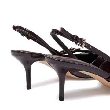 Riekhany Stylish Slingback Kitten Heels for Women Pumps