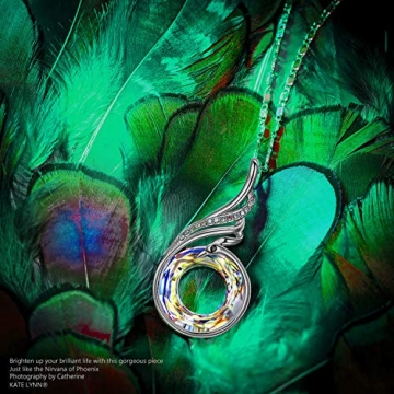Kate Lynn Crystal Phoenix Necklace for Her Gifts