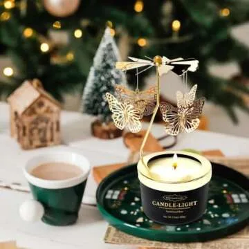 Kelly's Custom Candles Gifts for Women,Butterfly Candle Gift for Her,Valentines Day Candle Gift for Her,Birthday Gifts for Colleagues,Mom and Wife,Anniversary,Christmas and Thanksgiving.