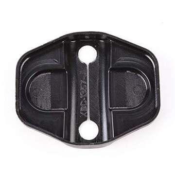 Voodonala for JL Door Lock Cover Buckle Decor Trim for 2018-2024 Jeep Wrangler JL JLU, for Jeep Gladiator JT 4XE 392 2018-2024, ABS Exterior Accessories, 6PAC,Matte Black