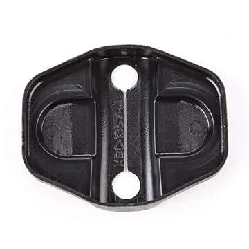 Voodonala for JL Door Lock Cover Buckle Decor Trim for 2018-2024 Jeep Wrangler JL JLU, for Jeep Gladiator JT 4XE 392 2018-2024, ABS Exterior Accessories, 6PAC,Matte Black