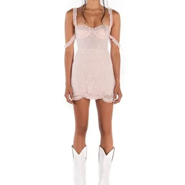 SOLILOQUY Women Fairy Mini Dress Y2K Vintage Aesthetic