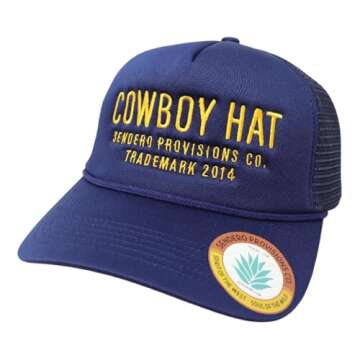 Sendero Cowboy Adjustable Snapback Hat for All Seasons