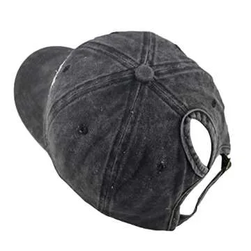 Kamaple Barn Hair Don't Care Ponytail Hat for Horse Lovers