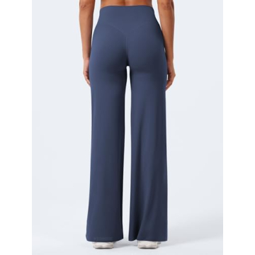 YEOREO Women's No Front Seam Straight Leggings 31.5"