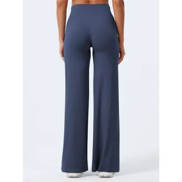 YEOREO Women's No Front Seam Straight Leggings 31.5"