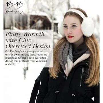 Brook + Bay Foldable Furry Ear Muffs for Winter Styles