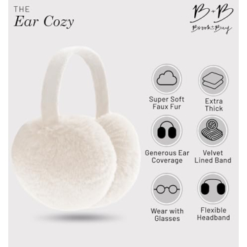Brook + Bay Foldable Furry Ear Muffs for Winter Styles