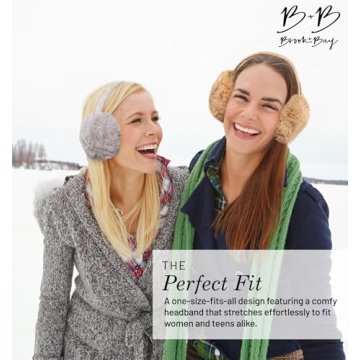 Brook + Bay Foldable Furry Ear Muffs for Winter Styles