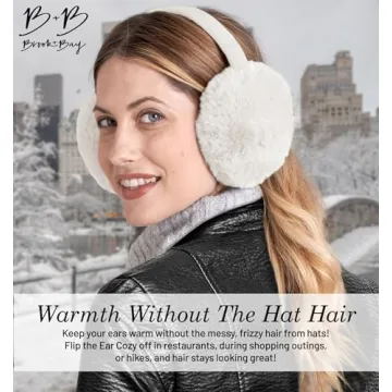 Brook + Bay Foldable Furry Ear Muffs for Winter Styles