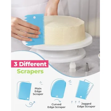 Kootek 32-Piece Piping Bags and Tips Set for Easy Baking