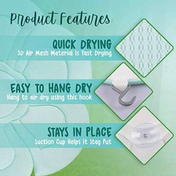 Organic Baby Bath Pillow for Comfortable Infant Bathing