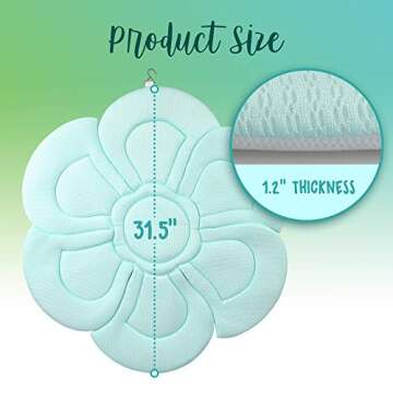 Organic Baby Bath Pillow for Comfortable Infant Bathing