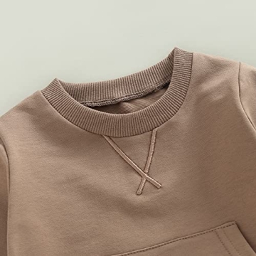 Ledy Champswiin Toddler Baby Clothes Neutral Sweatsuits