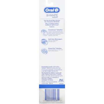 Oral-B Radiant Whitening Toothbrush - Soft Gum Care
