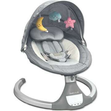 Nova Baby Swing for Infants: Motorized, Bluetooth & Remote Control