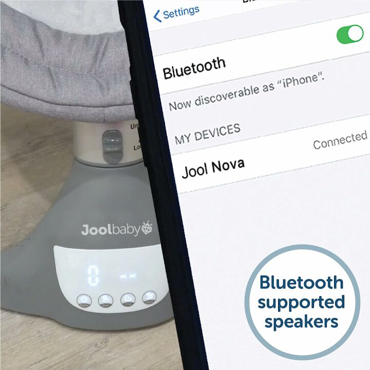 Infant Motorized Baby Swing with Bluetooth & Lullabies