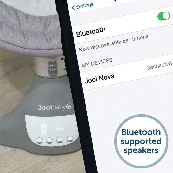 Infant Motorized Baby Swing with Bluetooth & Lullabies