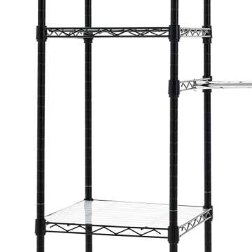 Amazon Basics Expandable Metal Hanging Closet Organizer Rack