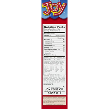 Joy Sugar Cone 12 ct for Summer Ice Cream Fun