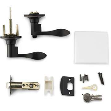 Stylish Oil Rubbed Bronze Entrance Lever Door Handle