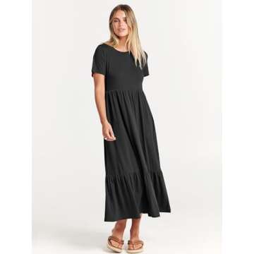 Trendy ANRABESS Women's Casual Summer Maxi Dress