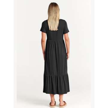 Trendy ANRABESS Women's Casual Summer Maxi Dress