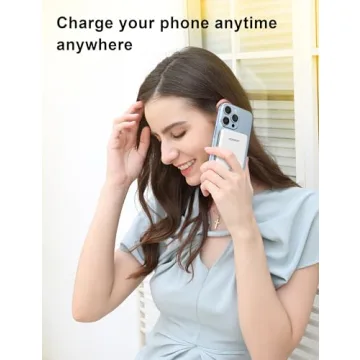 Alongza 6000mAh Slim Portable Power Bank with Cables