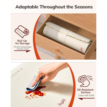 Adjustable Electric Warming Tray for Parties & Gatherings